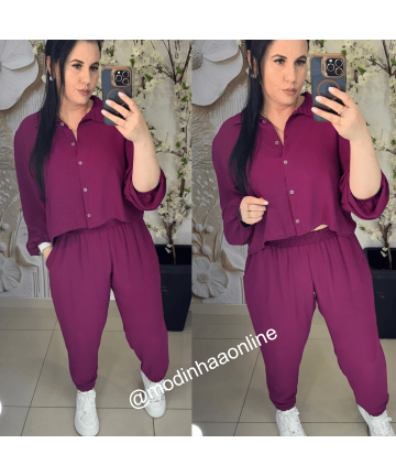 Conjunto Morgana Fúcsia